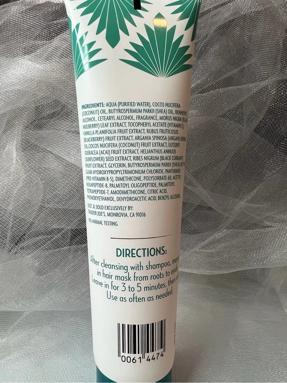 Trader Joe's Shea Butter & Coconut Oil Hair Set - 2 Hair Masks & 1 Serum FL1101
